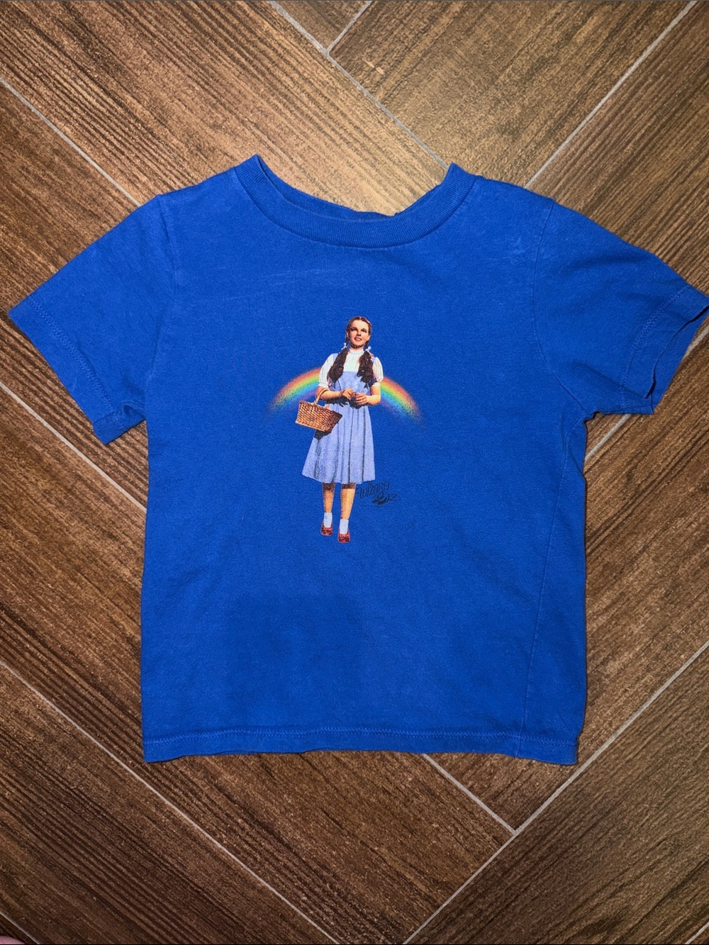 Wizard of Oz Dorothy Rainbow 🌈 Blue T-shirt 3T